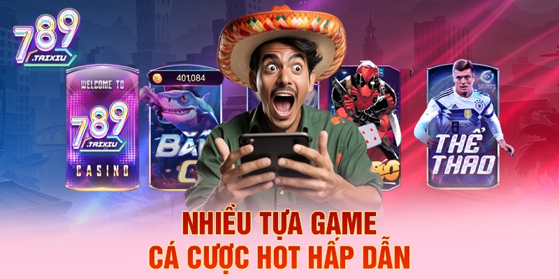 Đa dạng tựa game cá cược hot tại mibet